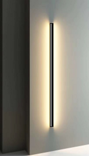 Bipol – Kinkiet LED 100 cm, 15W, Czarny