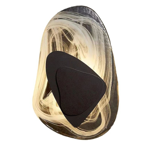 Boze – Kinkiet 30 cm LED 5W, Czarny/Złoty