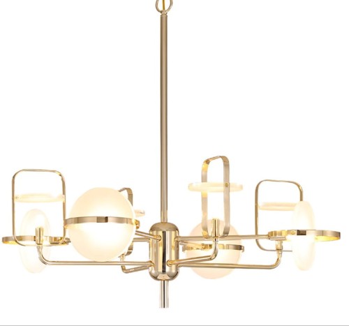 Lenses CH - nowoczesny żyrandol 80cm