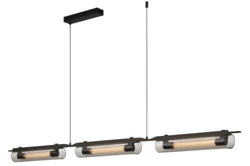 Selena – Lampa Wisząca Nad Stół 126 cm Czarny