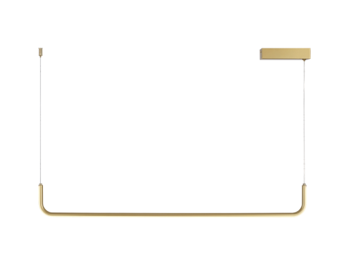 Patinar – Lampa liniowa wisząca LED 90 cm, 12W, 3000K, złoty