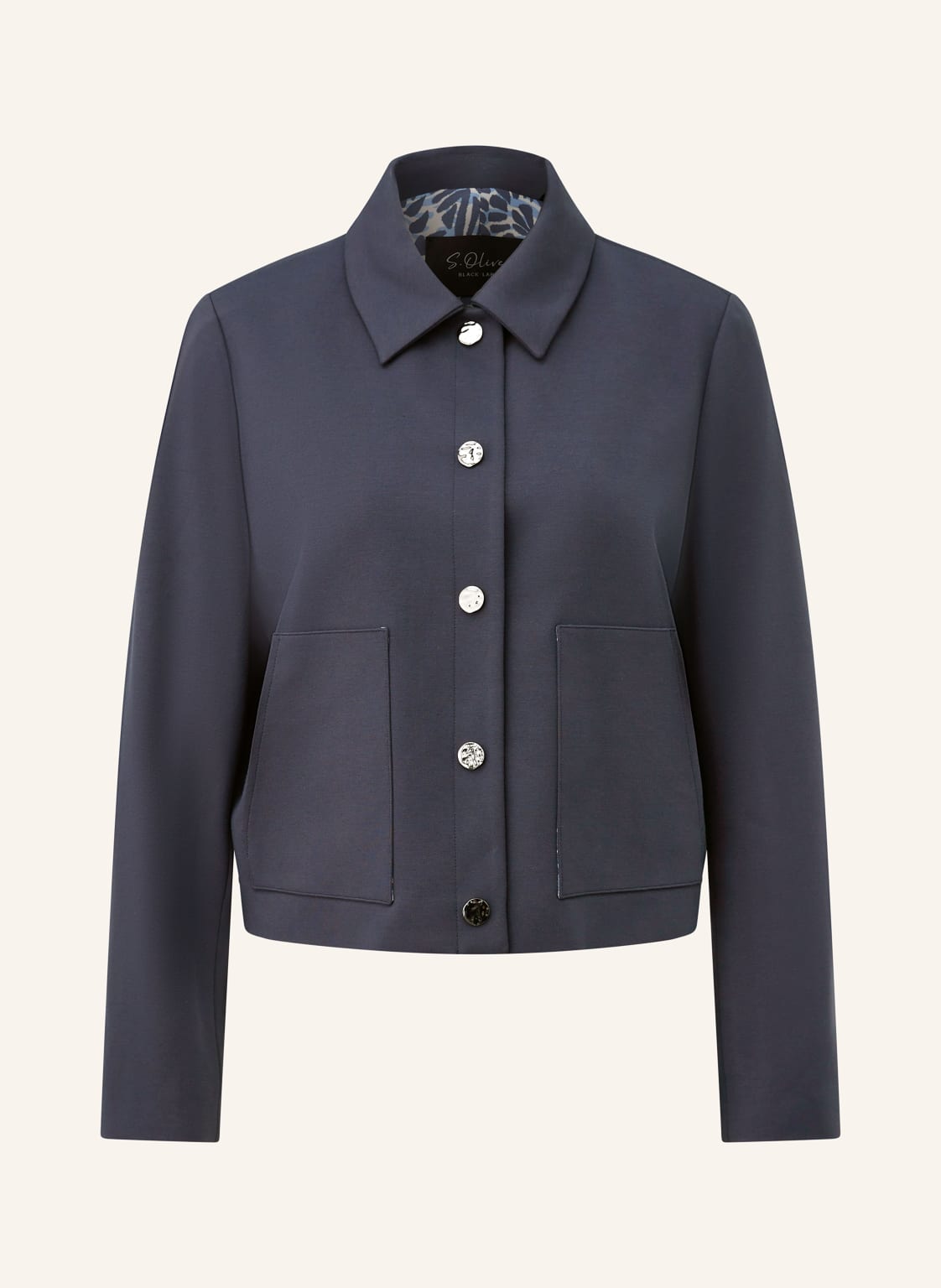 S.Oliver Black Label Kurtka Z Klapami blau