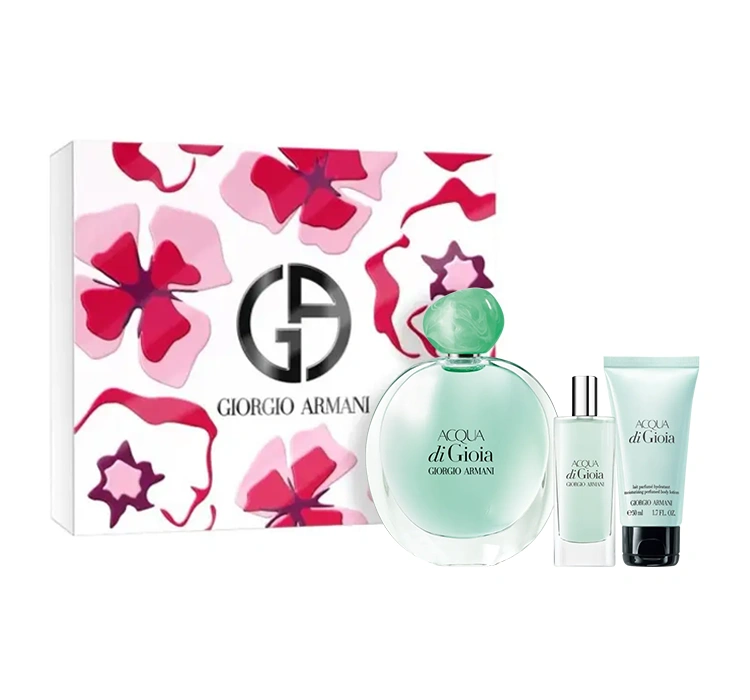 Armani Acqua di Gioia woda perfumowana spray 100 ml + 15 ml + balsam do ciała 50 ml