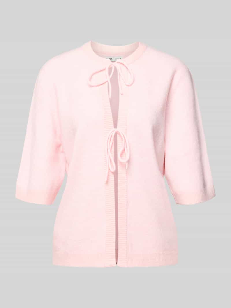 Kardigan o kroju regular fit z wiązaniem model ‘SIMONI’