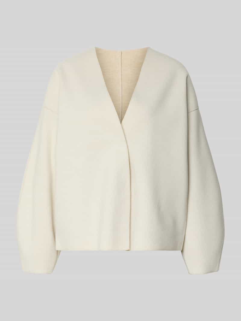 Kurtka o kroju relaxed fit z dzianiny z dodatkiem wiskozy model ‘Juice’