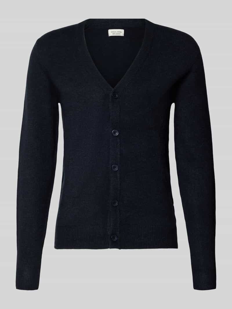 Kurtka z dzianiny z listwą guzikową model ‘HEINE’