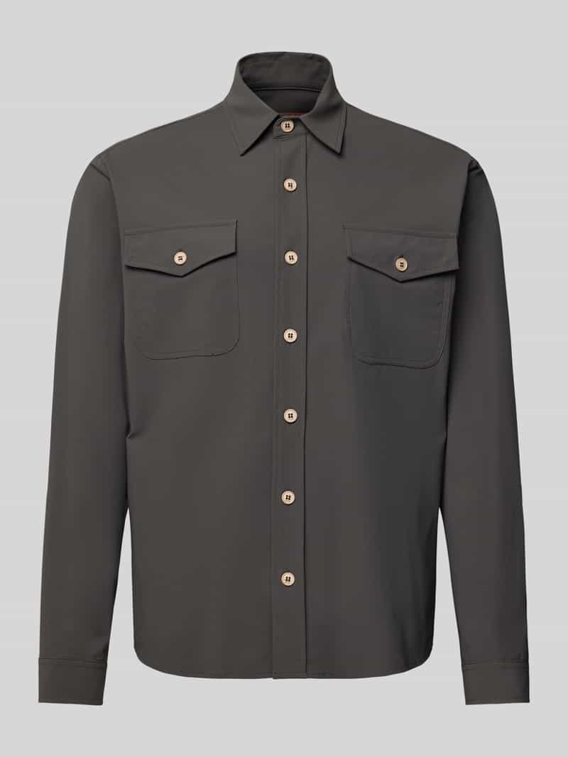 Kurtka koszulowa z listwą guzikową