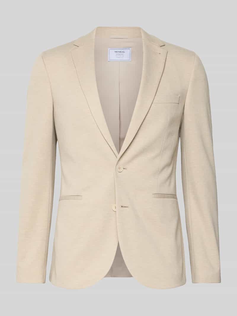 Marynarka na 2 guziki z kołnierzem z połami