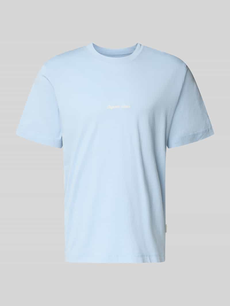 T-shirt z wyhaftowanym logo model ‘NORREBRO’