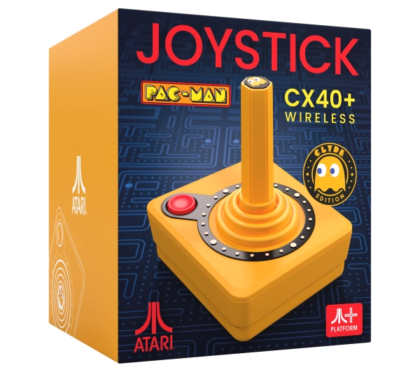 Atari CX40+ Pac-Man Edition do Atari 2600+ / 7800+ Bezprzewodowy Pomarańczowy KAKICX40PLORAN