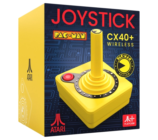 Atari CX40+ Pac-Man Edition do Atari 2600+ / 7800+ Bezprzewodowy Żółty KAKICX40PLYELL