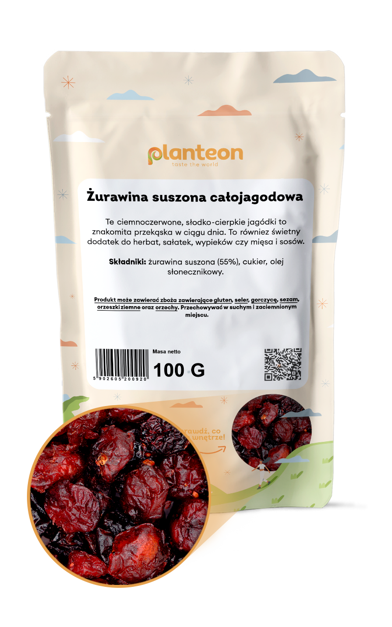 Żurawina suszona całojagodowa 5kg..