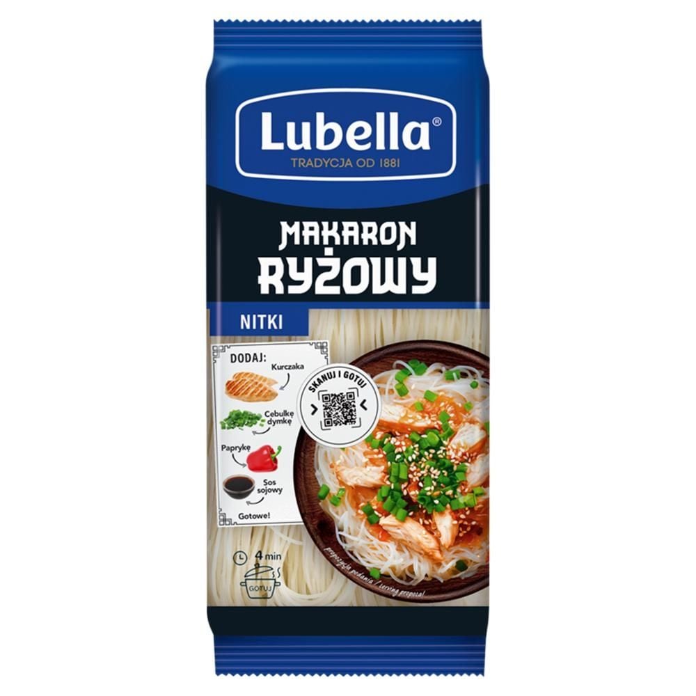 Lubella Makaron ryżowy nitki 200 g