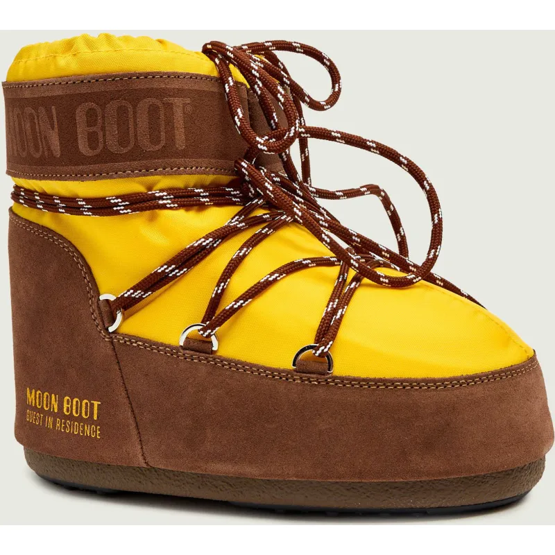 Moon Boot Śniegowce ICON LOW NYLON Moon Boot X Guest in Residence zamsz