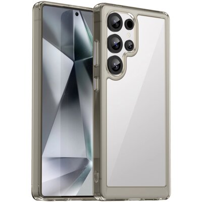Etui HURTEL Outer Space Case do Samsung Galaxy S25 Ultra Przezroczysto-czarny