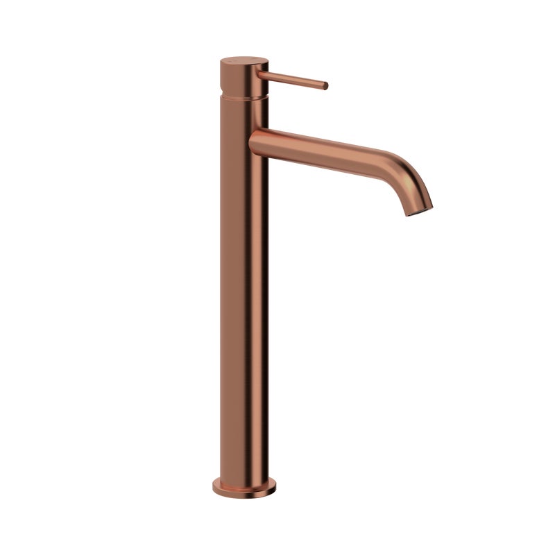 Bateria umywalkowa nablatowa Flint miedziany mat Armatura Kraków