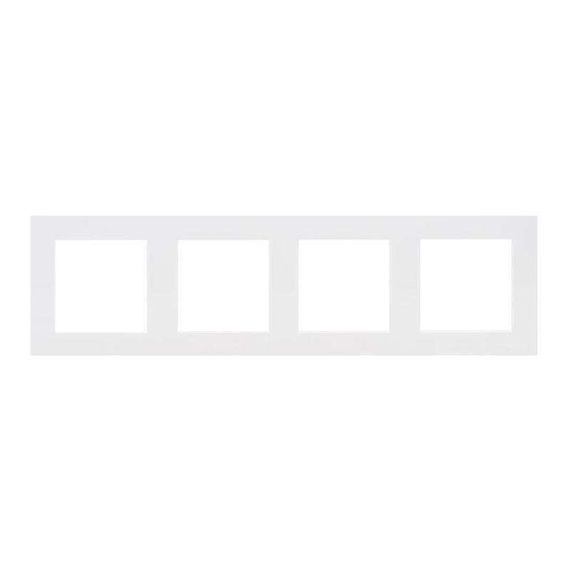 Polmark Ramka poczwórna biała Bella
