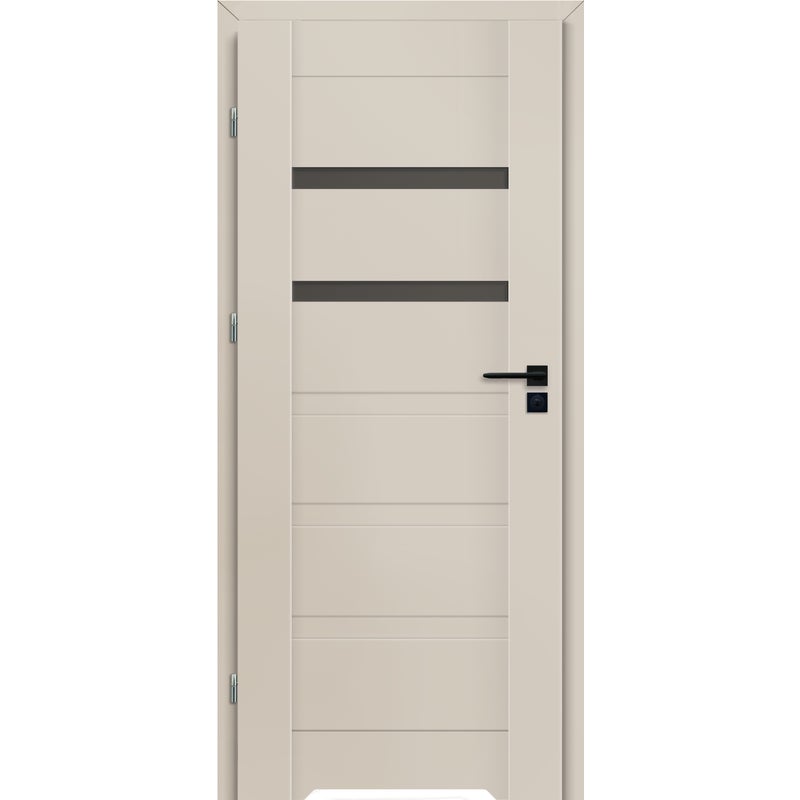 Artens Drzwi wewnętrzne łazienkowe 70 lewe kaszmir Elmo Nero