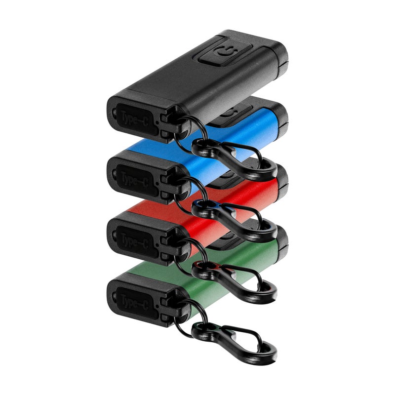 Mini latarka LED brelok COB 150LM 180MAh mix kolorów VIRONE