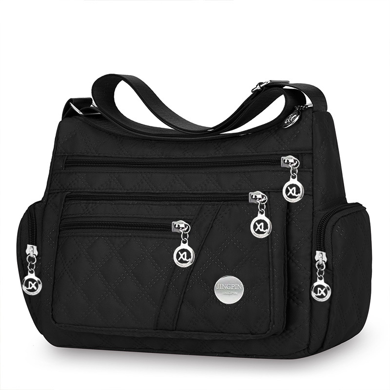 TEMU Damska Torba na Ramię Modna Nylonowa Torba Crossbody z Regulowanym Paskiem na Ramię, Idealna na Prezent, Jednolity , Styl Casual od Lingzhi