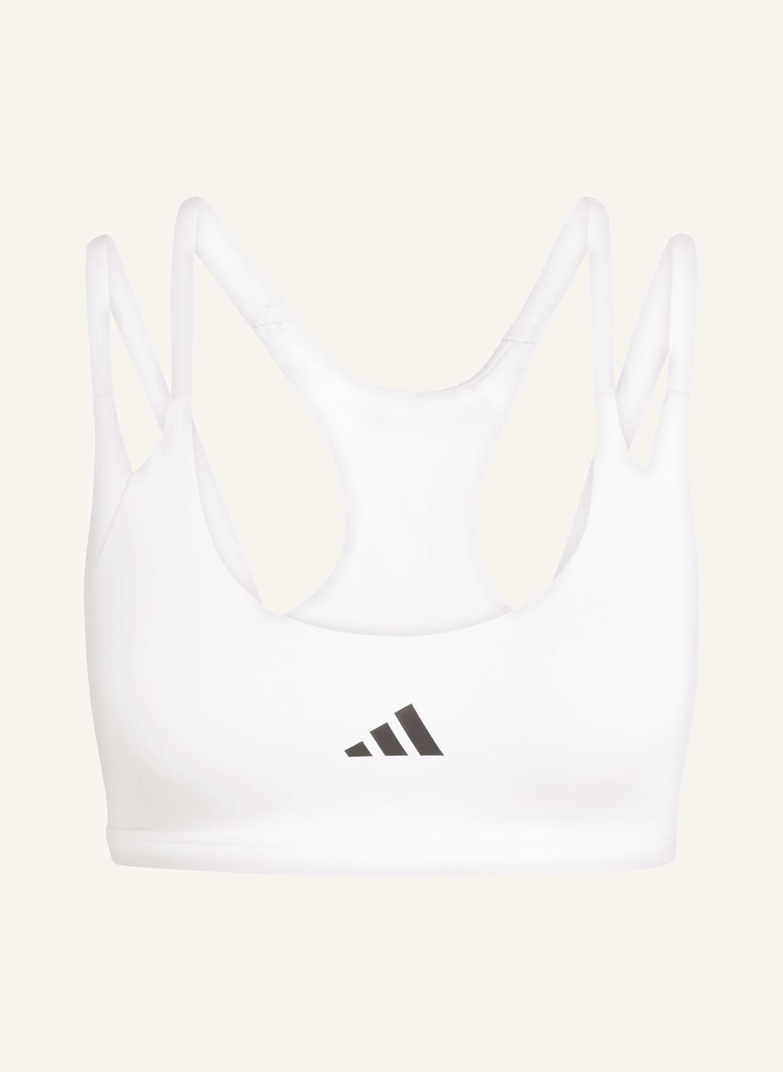 Adidas Biustonosz Sportowy Optime weiss