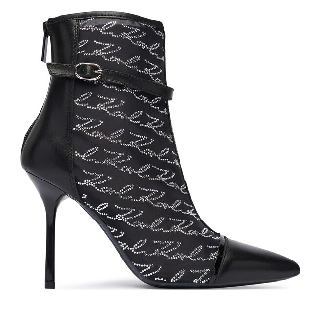 Botki KARL LAGERFELD Sarabande KL30976 Czarny