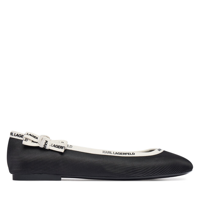 Baleriny KARL LAGERFELD Karo KL40129 Czarny