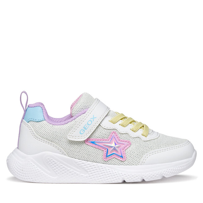 Sneakersy Geox J Sprintye Girl J55FWA 0AS54 C0653 D Biały