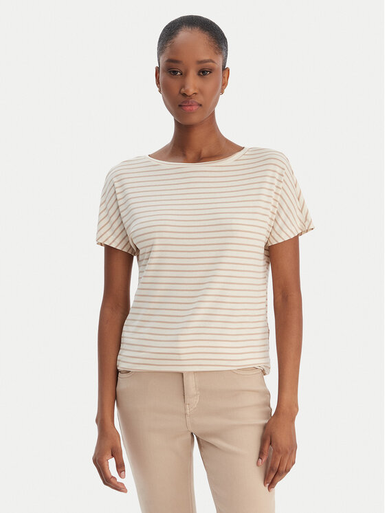Marella T-Shirt Fervida 2615971021 Beżowy Regular Fit