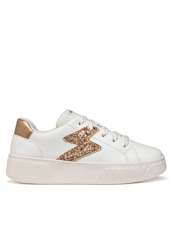 Geox Sneakersy J Mikiroshi Girl J45DVA 054EW C1ZH8 S Biały