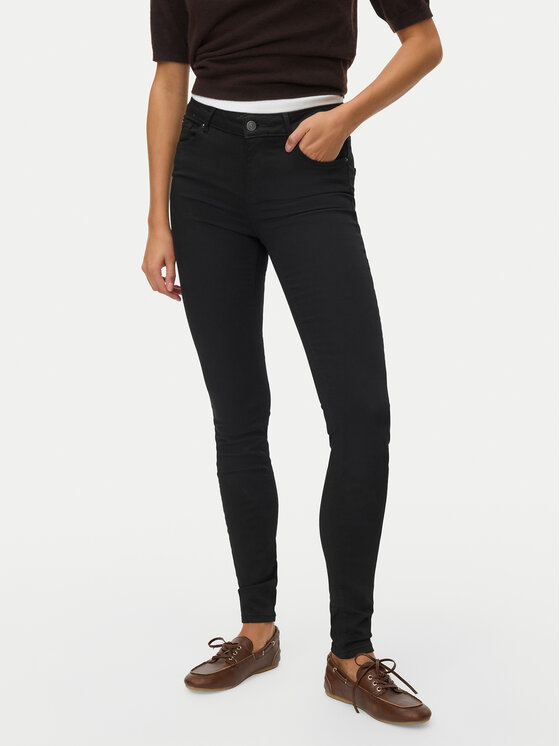 Vero Moda Jeansy Lux 10158160 Czarny Slim Fit