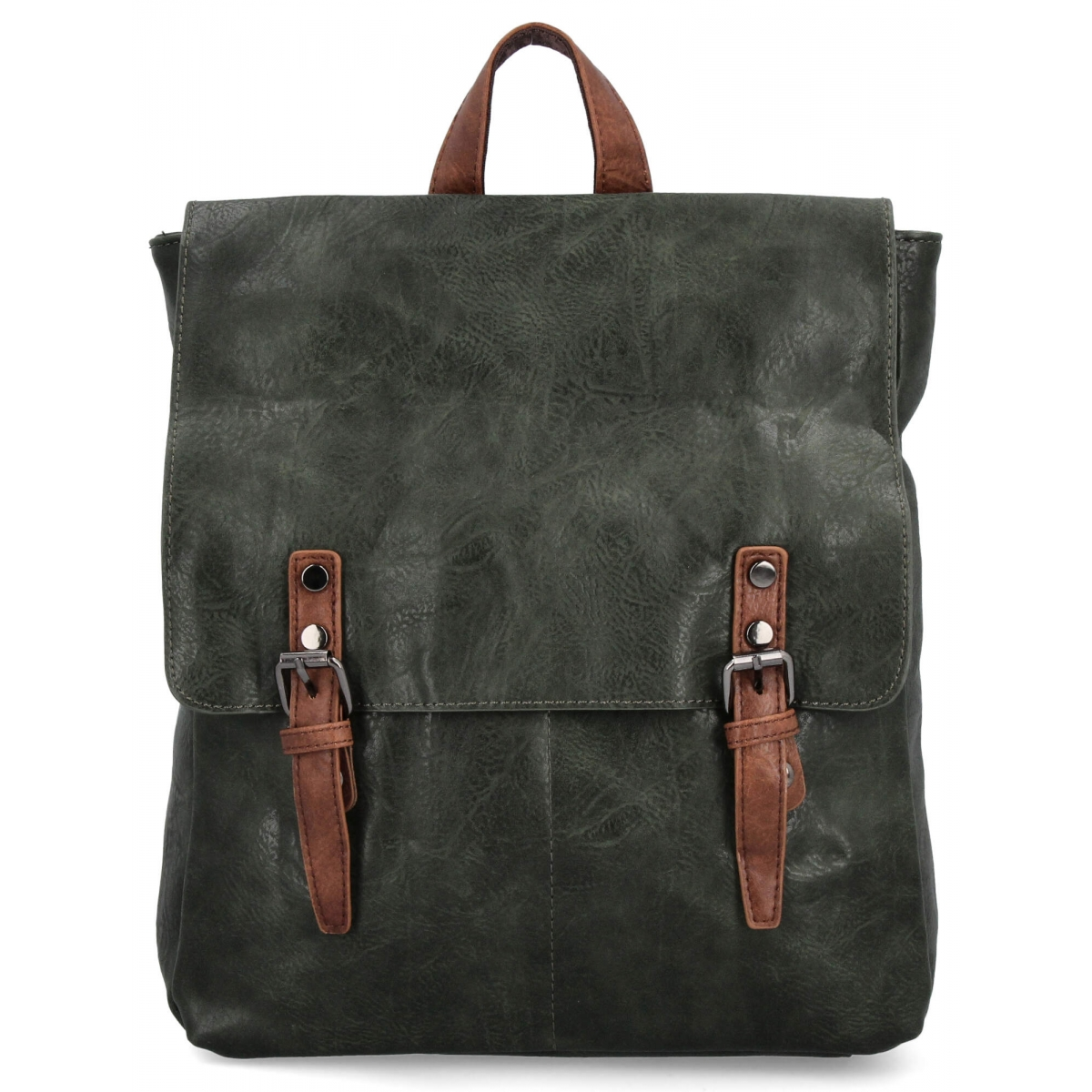 Plecak Damski w Stylu Vintage firmy Herisson 17B336 Zielony