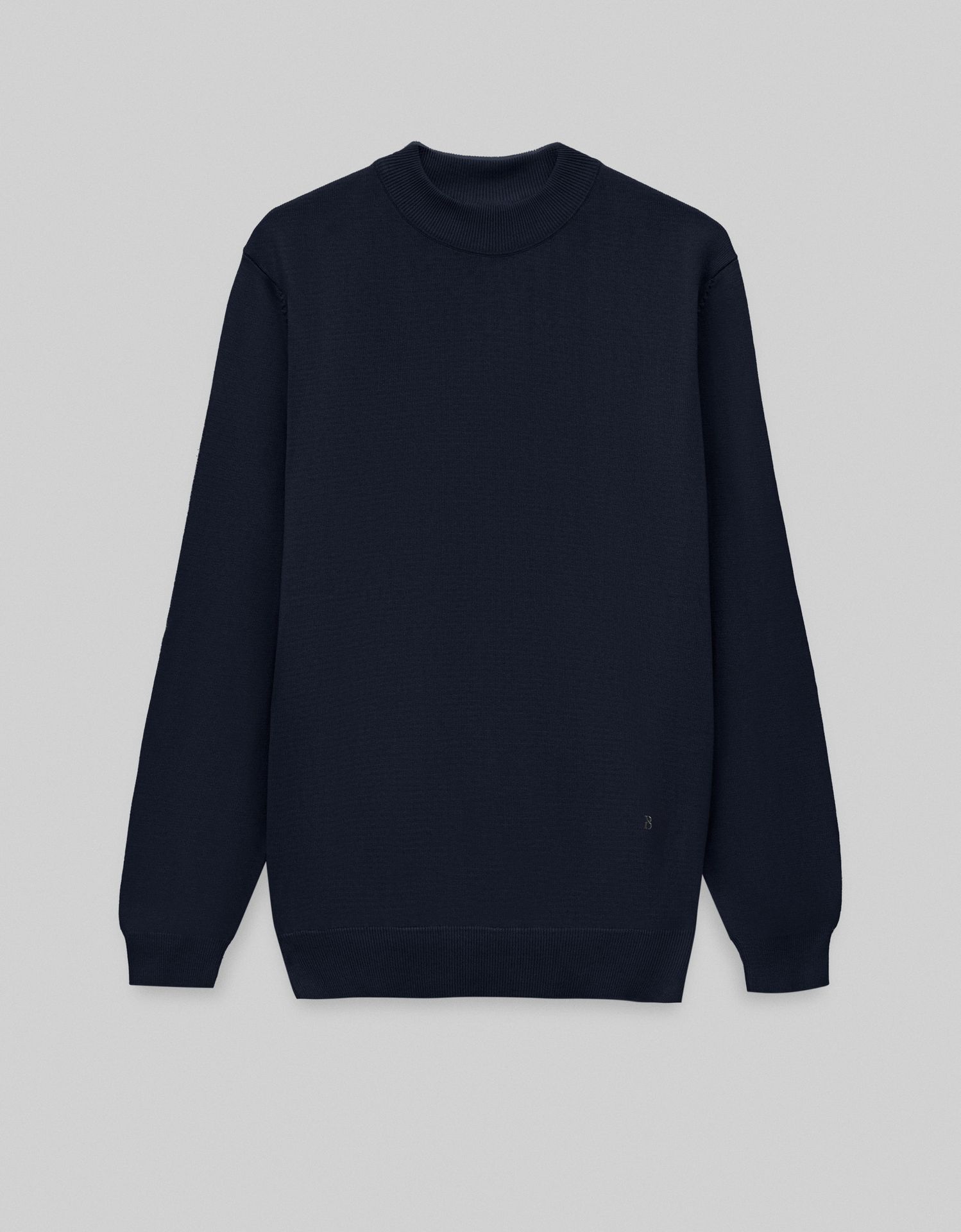 Sweter męski grottole półgolf granatowy