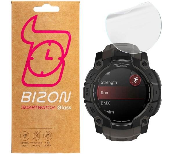 Bizon matowa Film Sun do Garmin Instinct 3 50 mm, 2 sztuki