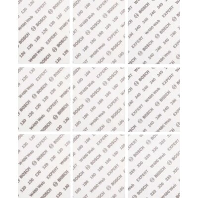 Bosch Papier ścierny Expert W480 Web 2608902432 (9 szt.)