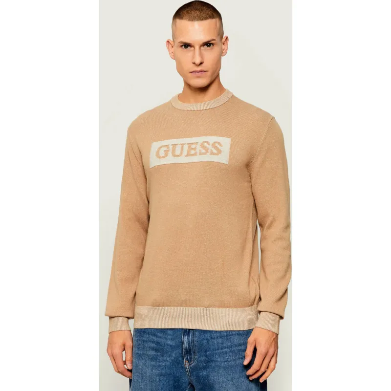 GUESS Sweter JACK | Regular Fit | z dodatkiem wełny