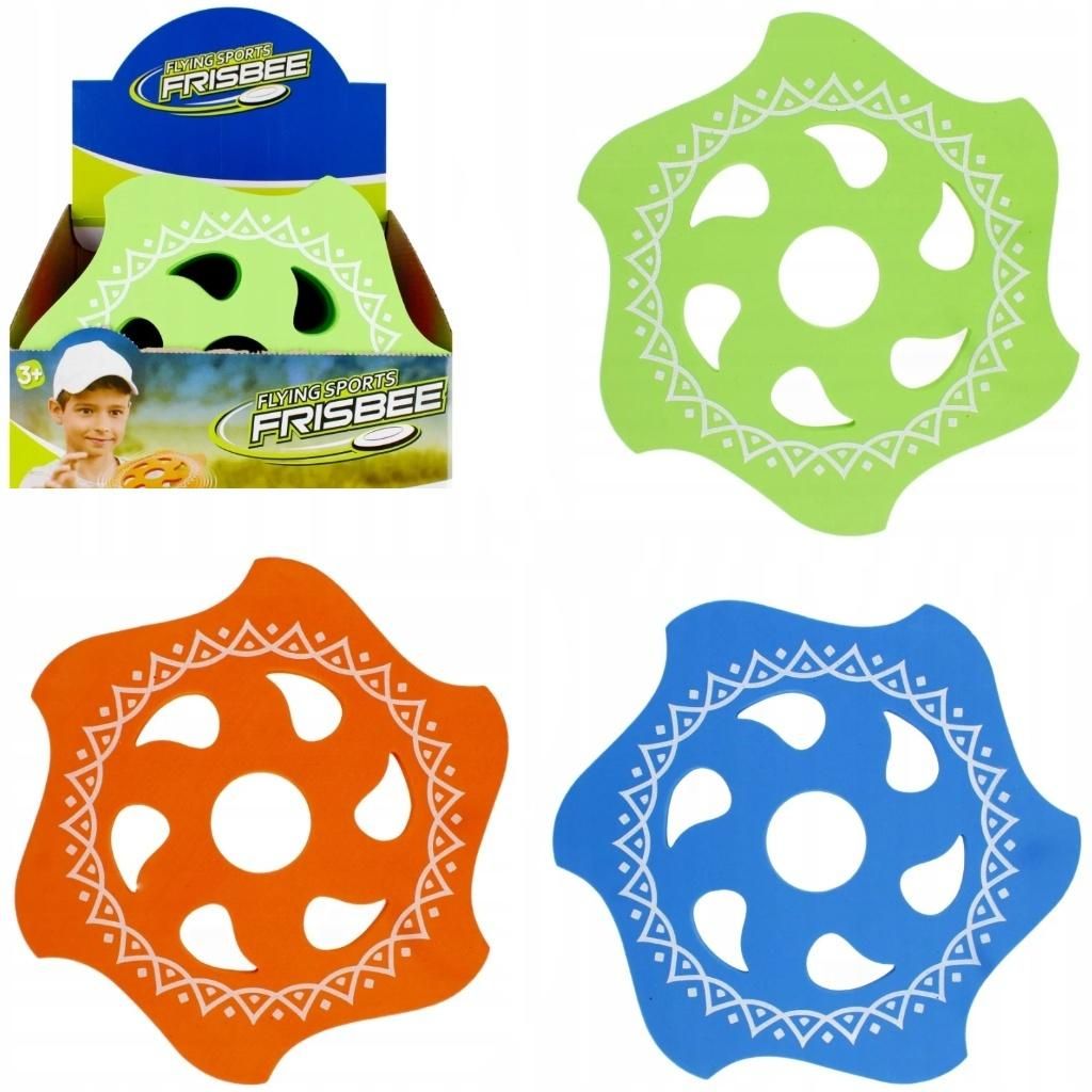 Dysk piankowy latający frisbee Mix - zabawka