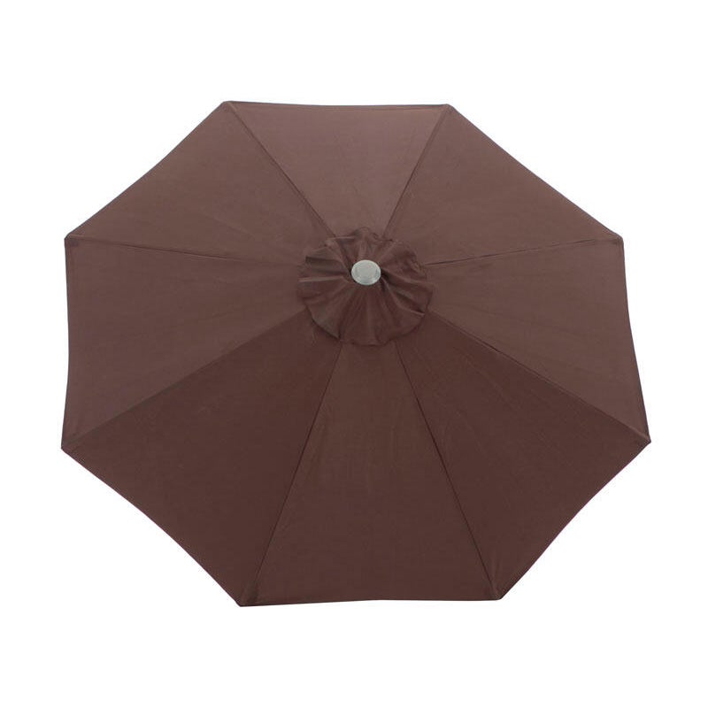 Plandeka na parasol poliestrowy brązowy 250x250 cm