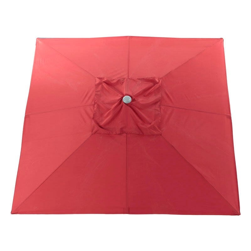 Plandeka do parasola poliestrowego czerwona 3x3 m