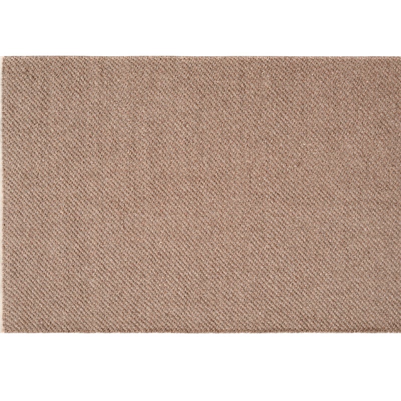 Brązowy dywan z wełny i juty 160x230 cm – Ręcznie robiony, ekologiczny, do każdego wnętrza