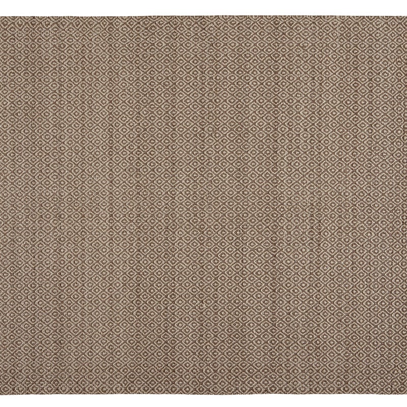 Dywan PVC Romby Beżowy/Brązowy 120x180 cm – Ręcznie Robiony, Do Wnętrz i na Zewnątrz, Zmywalny i Wodoodporny