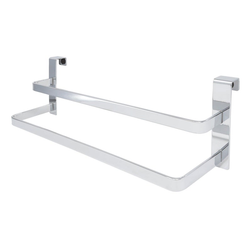 Wieszak na ręczniki Elegance chromowany na wysoki połysk 39x12 cm