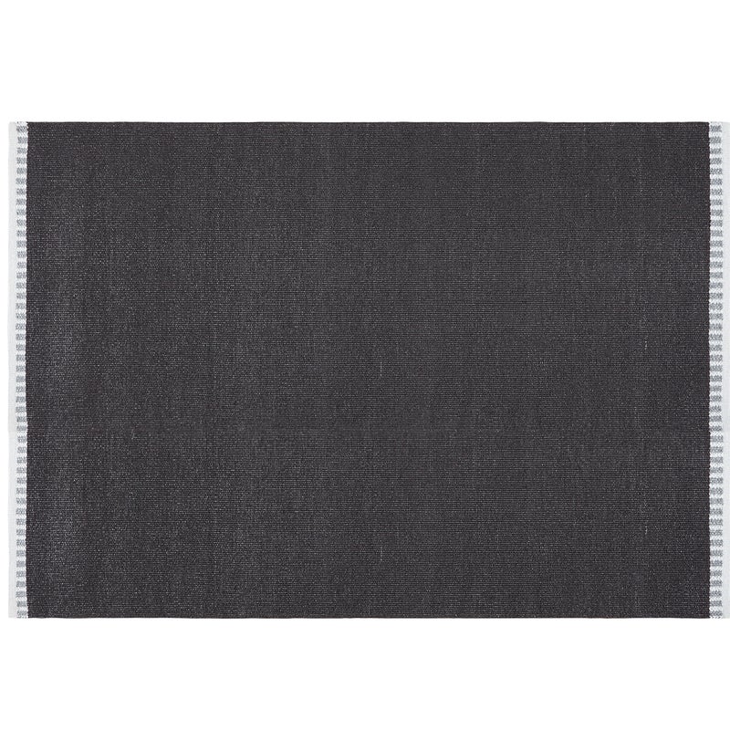 Dywan PVC Genova Czarny 120x180 cm – Wodoodporny, Zmywalny, Ręcznie Robiony, do Wnętrz i na Zewnątrz