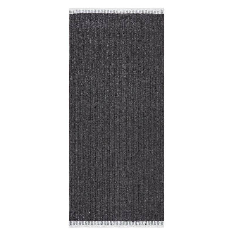 Dywan PVC Genova Czarny 80x120 cm – Wodoodporny, Zmywalny, Ręcznie Robiony, do Wnętrz i na Zewnątrz