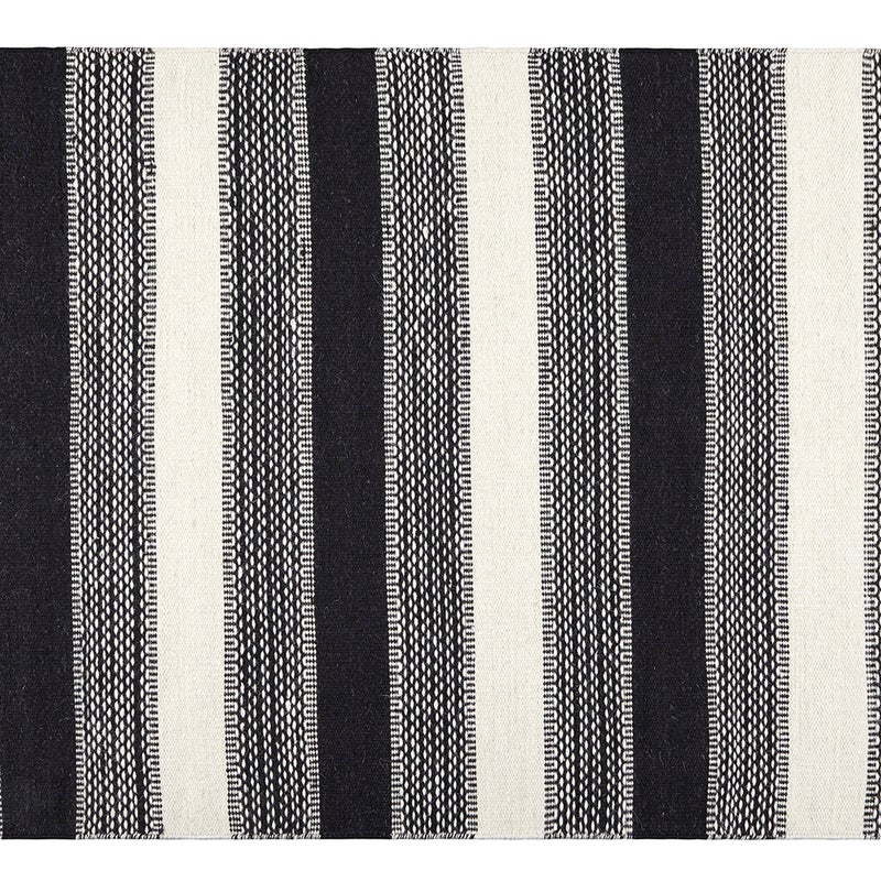 Dywan Kilim 80x120 cm z Wełny Biało/Czarny – Ręcznie Robiony, Styl Etniczny, Wysoka Trwałość