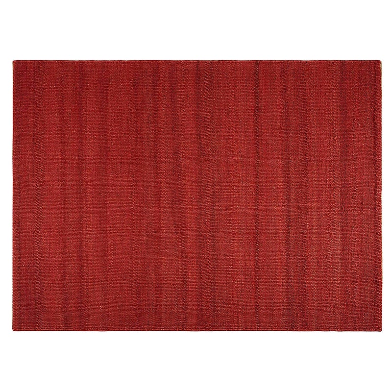 Ręcznie pleciony dywan z juty Red 120x170 cm – Ekologiczny, trwały, idealny do każdego wnętrza