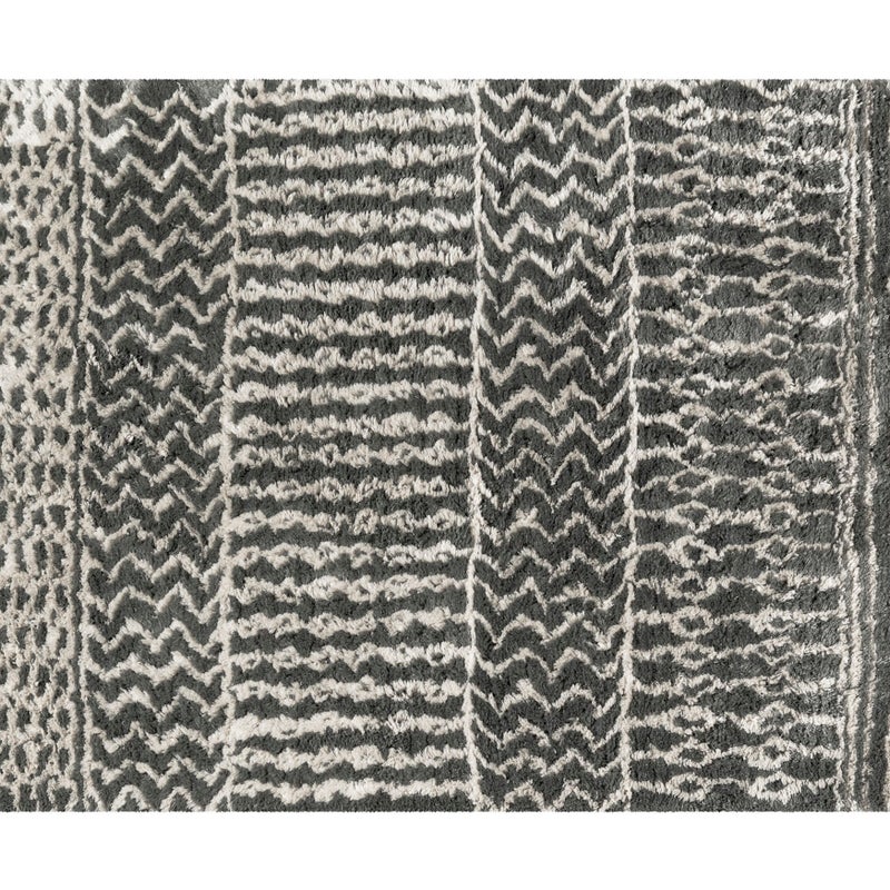 Dywan berberyjski Sahara 160x230 cm – Szaro-biały, ręcznie robiony