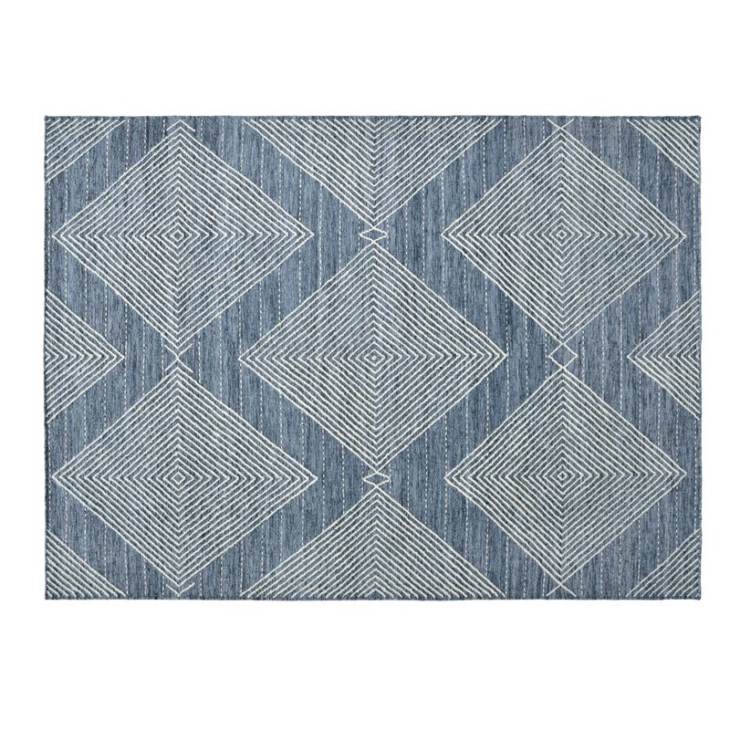 DYWAN GRANATOWY DIAMENTOWY 120X180 CM
