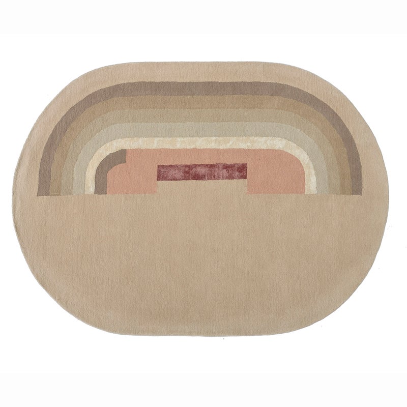 Dywan Onda Oval BG 160x230 cm – nowoczesny, dekoracyjny i przytulny