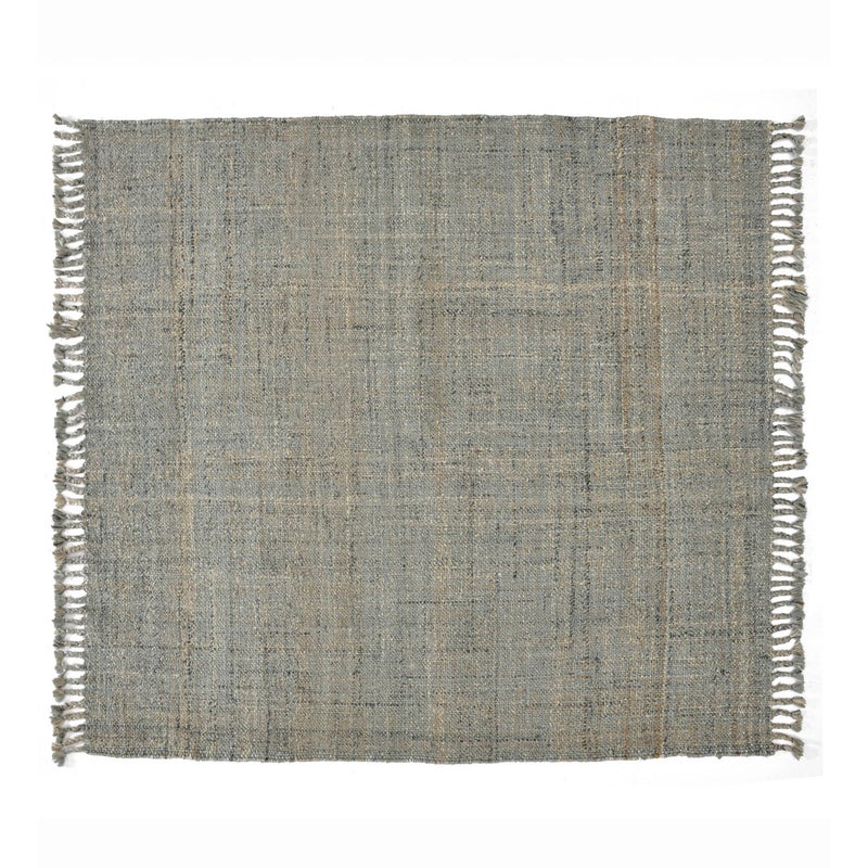 Dywan Jutowy Tartán Grey 200x200 cm – ekologiczny, nowoczesny i dekoracyjny